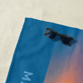 Individuelle Name Sky Quote Strandtuch (Beispiel)