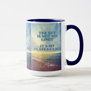 Individuelle Name Sky Quote Tasse