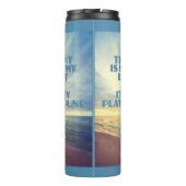 Individuelle Name Sky Quote Thermosbecher (Rückseite)