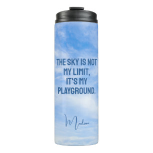 Individuelle Name Sky Quote Thermosbecher