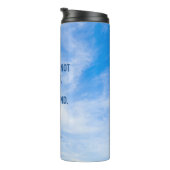 Individuelle Name Sky Quote Thermosbecher (Nach rechts gedreht)