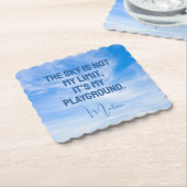 Individuelle Name Sky Quote Untersetzer (angewinkelt)