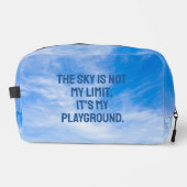 Individuelle Name Sky Quote Waschbeutel (Vorderseite)