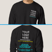 Individuelle Name & Slogan & Logo | Vorne und Hint Sweatshirt