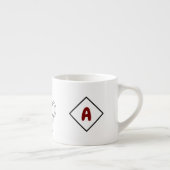 Individuelle Name Small Espresso Cup | Sprichwort  Espressotasse (Rechts)