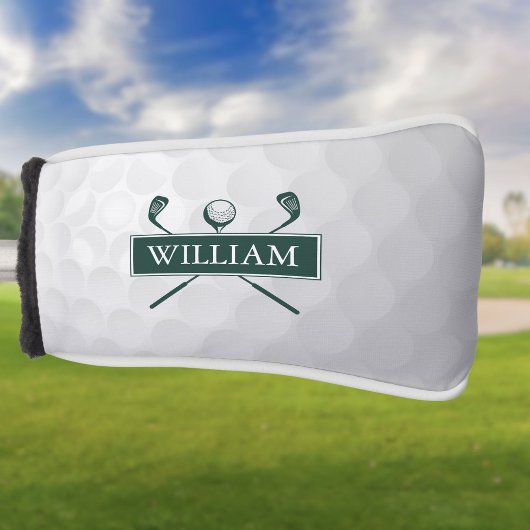 Individuelle Name Smarald Green Clubs und Ball Golf Headcover