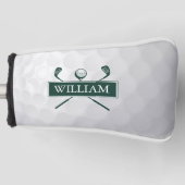 Individuelle Name Smarald Green Clubs und Ball Golf Headcover (Vorderseite)