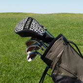 Individuelle Name Snow Leopard Tierdruckmuster Golf Headcover (In SItu)