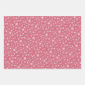 Individuelle Name Snowflakes Geschenkpapier Set (Vorderseite)