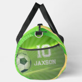 Individuelle Name Soccer Bag | Personalisierte Num Duffle Bag (Rechts)