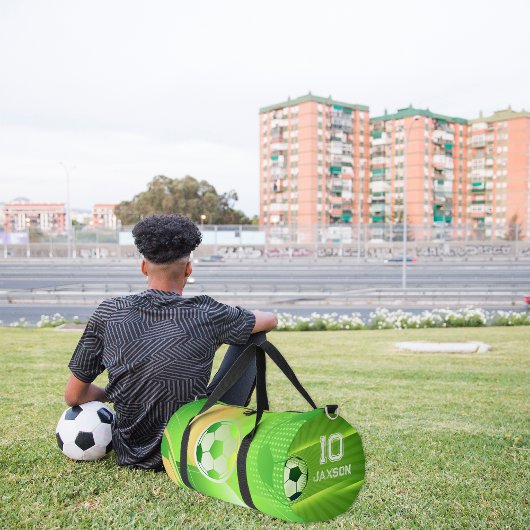 Individuelle Name Soccer Bag | Personalisierte Num Duffle Bag