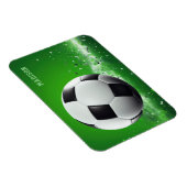 Individuelle Name Soccer Ball Magnet (Rechte Seite)