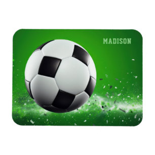 Individuelle Name Soccer Ball Magnet
