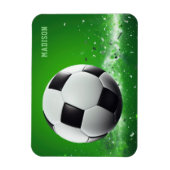 Individuelle Name Soccer Ball Magnet (Vertikal)