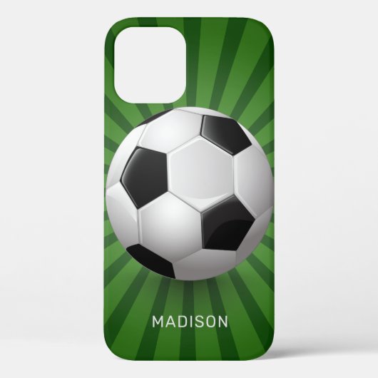 Individuelle Name Soccer Ball Telefongehäuse Case-Mate iPhone Hülle (Rückseite)