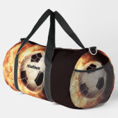 Individuelle Name Soccer Goal Duffle Bag (Rechte Ecke)