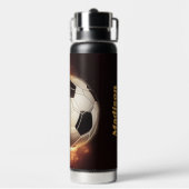 Individuelle Name Soccer Goal Trinkflasche (Hinten)