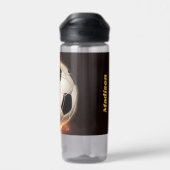 Individuelle Name Soccer Goal Trinkflasche (Rückseite)