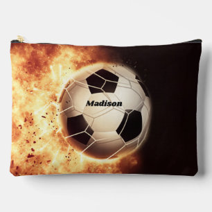 Individuelle Name Soccer Goal Zubehörtasche