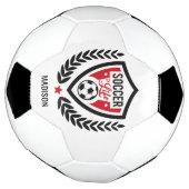 individuelle Name Soccer Logo Fußball (Gedreht)