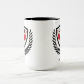 Individuelle Name Soccer-Logo-Tasse Tasse (Zentrum)