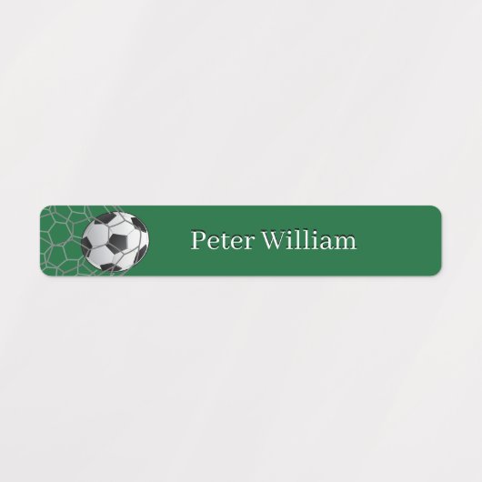 Individuelle Name Soccer Lover High School Labels Etiketten (Design 1)