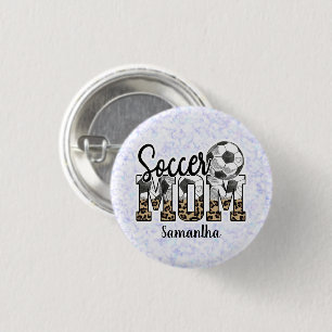 Individuelle Name Soccer Mama   Muttertag Button