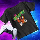 Individuelle Name Social auf Back Hype Streamer Ga Kleinkind T-shirt