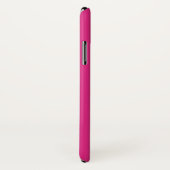 Individuelle Name Solid Magenta Pink Case-Mate iPhone Hülle (Hinten/Rechts)