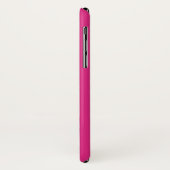 Individuelle Name Solid Magenta Pink Case-Mate iPhone Hülle (Hinten/Links)