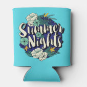 Individuelle Name Sommerabende Dosenkühler (Rückseite)