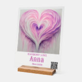 Individuelle Name, Sonderdatum, QR CODE Akryllisch Acrylschild (Winkel)