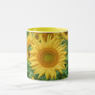 Individuelle Name Sonnenblume Tasse