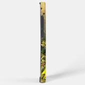 Individuelle Name Sonnenblumen Vintage Textur Samsung Galaxy Hülle (Rechte Seite)