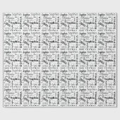 Individuelle Name Sophia Geschenkpapier (Flach)