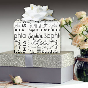 Individuelle Name Sophia Geschenkpapier