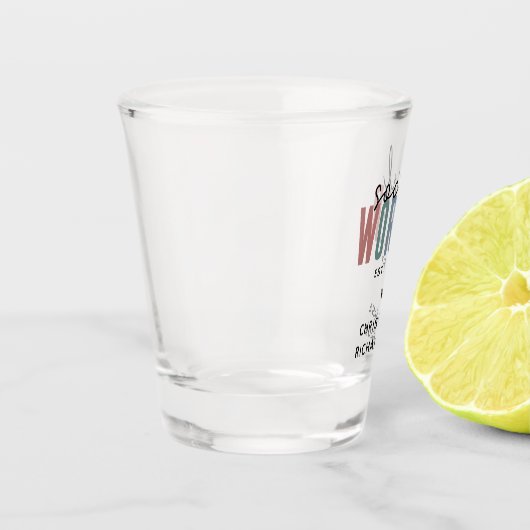 Individuelle Name Sozialarbeiter Abschluss Geschen Schnapsglas (Links)