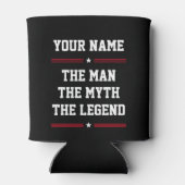 Individuelle Name Spaß Cool den Mann Der Mythos de Dosenkühler (Rückseite)
