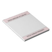 Individuelle Name Speech Language Pathologist SLP Notizblock (angewinkelt)