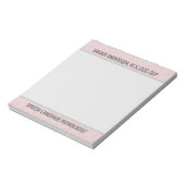 Individuelle Name Speech Language Pathologist SLP Notizblock (Rotiert)