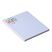 Individuelle Name Spezestherapeut Niedlich Kids Notizblock (angewinkelt)