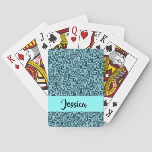 Individuelle Name Spielkarten (Rückseite)