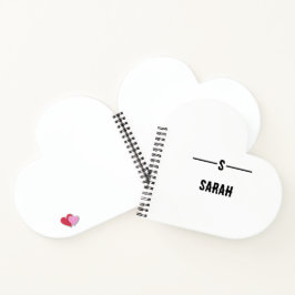 Individuelle Name Spiral Notebook - einfach & stil Notizblock