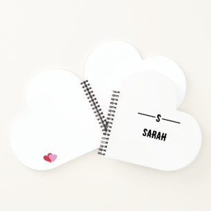 Individuelle Name Spiral Notebook - einfach & stil Notizblock