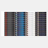 Individuelle Name Sports Lover High School Labels Etiketten (Blatt)