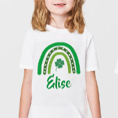 INDIVIDUELLE NAME St. Patrick's Day Boho Rainbow K T-Shirt