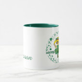 Individuelle Name St. Patrick's Day-Geschenk Tasse (Zentrum)