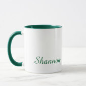 Individuelle Name St. Patrick's Day-Geschenk Tasse (Links)