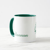Individuelle Name St. Patrick's Day-Geschenk Tasse (Vorderseite Links)