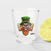 Individuelle Name St. Patrick's Day Shootglas Schnapsglas (Vorderseite)